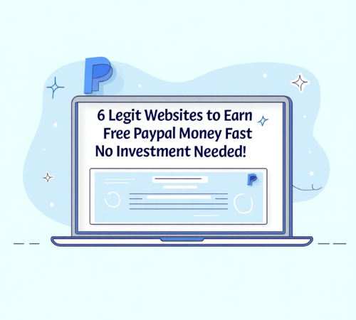 6 Legit Websites to Earn Free PayPal Money Fast (No Investment Needed!)