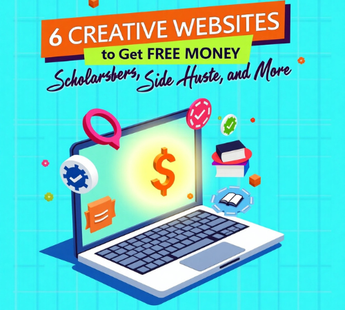 6 Creative Websites to Get Free Money: Scholarships, Side Hustles, and More