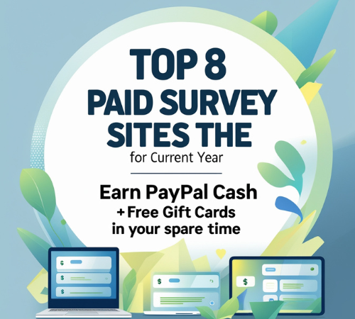 Top 8 Best Paid Survey Sites for [Year] – Earn PayPal Cash & Free Gift Cards in Your Spare Time