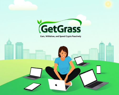 How to Earn, Withdraw, and Spend Crypto Passively with GetGrass