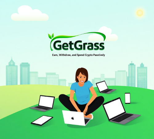 How to Earn, Withdraw, and Spend Crypto Passively with GetGrass