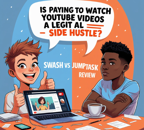 "Is Paying to Watch YouTube Videos a Legit Side Hustle? Swash vs Jump Task Review!"