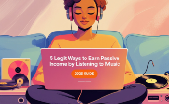 5 Legit Ways to Earn Passive Income by Listening to Music (2025 Guide)