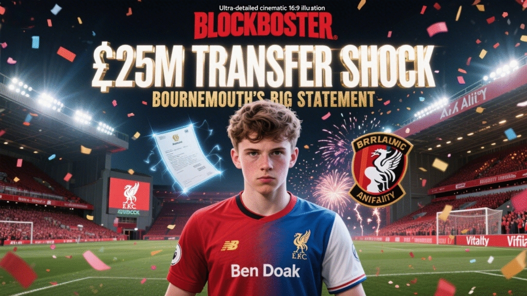 Bournemouth Sign Liverpool Winger Doak in £25m Deal