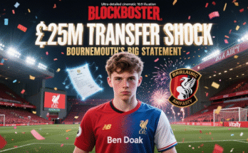 Bournemouth Sign Liverpool Winger Doak in £25m Deal