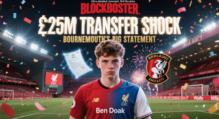 Bournemouth Sign Liverpool Winger Doak in £25m Deal