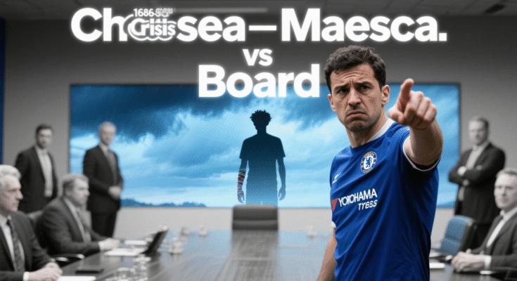 Chelsea Crisis: Colwill Injury Triggers Maresca vs Board Showdown