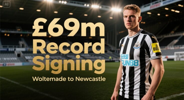Newcastle sign Woltemade in club record £69m deal